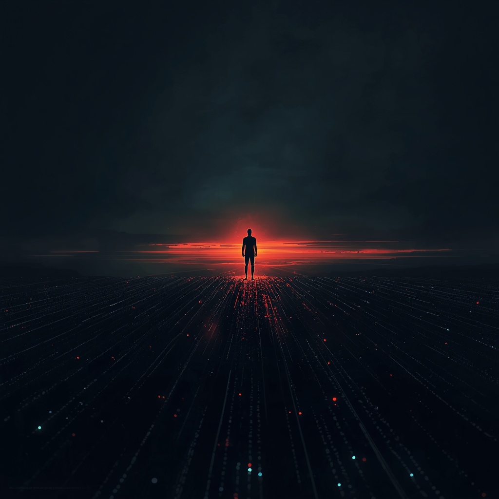 Cinematic editorial illustration of emotional healing and recovery from sudden abandonment