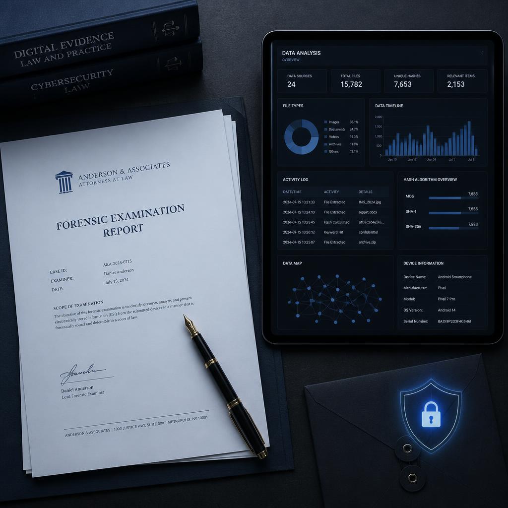 Conceptual representation of legal protection and document preservation